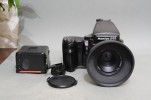 Mamiya 645 pro +  lens 80mm 2.8 metered prizm two back kit  