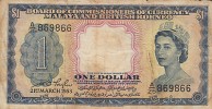 MALAYA & BRITISH BORNEO OLD BANKNOTE. 