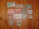 Hong Kong lot of 60 notes, 12 different - VG-VF cond. 