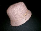 Debenhams CLOCHE HAT Soft Brown with Wool & Angora One Size 