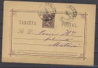 SPAIN. 1889. POSTAL CARD. CIRCULATED TO MATARÓ - AS SCAN  