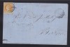 SPAIN 1852 FOLDED LETTER TARRRAGONA TO LERIDA CATALUNA 