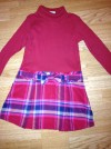 GIRLS LONG SLEEVE POLO NECK DRESS AGE 3-4 YEARS NEXT 