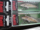 Lot of *2 NIB Rapala CD-5 Countdown Brown Trout Sinking Fishing Lures 1 Day 