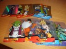 DRAGON BALL Z SUPER SAYAN-LOTE DE 40 LAMINCARDS DIFERENTES.20 DORADAS Y 20 TRANS 