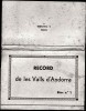 Andorre-Vintage bloket of 10 B&W postcards of Valls d'Andorra. RR 