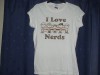 Peanuts ~ I Love Nerds T-Shirt ~ New Look ~ Size 14 