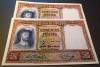 EXCELENTES 2  BILLETE DE 500 PTAS. DE 1931 SIN CIRCULAR SERIE CORRELATIVA 