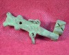 Roman Bronze Zoomorphic Key 