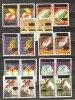 ZAIRE STAMPS REVALUED OVERPRINT CONGO TOPICALS  BIRDS, MUSHROOMS, PANDA, MINERAL 