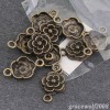 10pcs Flower Style Connector Antique Bronze Charms brass DIY findings ZA240 | eBay</title><meta name=