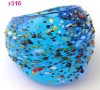 1pc blue handwork painting polychrome speckle Murano Lampwork Glass ring r316 | eBay</title><meta name=