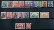 1920 Germany--Saar, German Stamps Optd Saargebiet. .L.M. Mint. Full Set. 