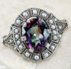 3ct Rainbow Topaz Seed Pearl 925 Sterling Silver Victorian Style Ring sz 6.75: | eBay</title><meta name=