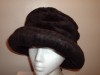 BNWT WARM LIGHT & DARK BROWN FURRY FAUX FUR HAT M&S 58 