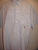 Tommy Hilfiger Mens extra large (XL) shirt button up sharp short sleeve Plaids 