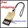 Gold USB 2.0 Card Reader for TF/T-Flash/Micro SD | eBay</title><meta name=