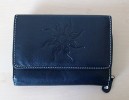 Monedero de piel negro - NUEVO - Cartera mujer  Leather black purse wallet NEW 