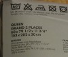 NIP-IKEA, Dvala Queen Fitted Sheet,Blue.#60150001 (60