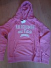 Abercrombie & Fitch Ladies Hoodie Hoody Womens BNWT Size 8-10 Medium M Baby Pink 