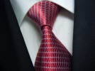 New faddish Red Jacquard woven 100% Silk Men's Tie Necktie  