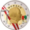 Colorierte 2 Euro Kursmünze Monaco 2009 