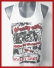 MOTLEY CRUE  DECADE OF DECADENCE TANK TOP ROCK T-SHIRT WHITE  SIZE Large 