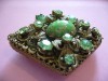 vintage  filigree crystal and glass stone  broach | eBay</title><meta name=