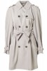 TOPSHOP Oversized Cupro Drape Trench uk 10/ us 38 