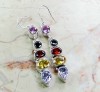 PINK TOPAZ GARNET ETC & 925 SILVER HOOK EARRINGS :56mm; EA9736 | eBay</title><meta name=