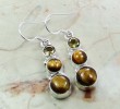 TIGER EYE & 925 SILVER HOOK EARRINGS :39mm; (EA9786) | eBay</title><meta name=