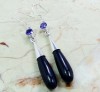 SAPPHIRE & 925 SILVER HOOK EARRINGS:64mm; EA9856 | eBay</title><meta name=