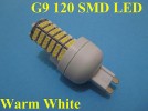 G9 3528 SMD 120 LED Warm White Light Bulb Lamp 230V 5.5-6W 400-500Lm 3000-3500K | eBay</title><meta name=