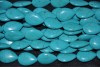 New 30MM Green Turkey Turquoise Teardrop-shaped Gemstone Loose Beads 16.14