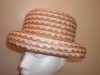 PINK & NEUTRAL PATTERN ELEGANT STRAW HAT SIZE MEDIUM 59 | eBay</title><meta name=