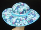 VINTAGE RETRO BLUE GREEN PINK FLORAL WIDE BRIM SAUCER FORMAL WEDDING RACES HAT | eBay</title><meta name=