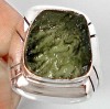 Sz 7.5 7.02cttw SPARKLING GREEN MOLDAVITE 925 STERLING SILVER ARTISAN RING C8390 | eBay</title><meta name=