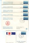 5 x brief en 1x kaart Jubileumvlucht PHILIPS PH-LIP 24-09-1966 (rp070) 