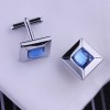 Silver Men's Cufflinks Cuff Links mens Dress Wedding Crystal cufflinks | eBay</title><meta name=