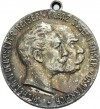 Künker: Preussen, Wilhelm II., AE-Medaille 1914 versilbert, Franz Josef I.