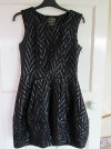 Cute River Island Bubble Hem Black Dress - Size 10 - 12 | eBay</title><meta name=