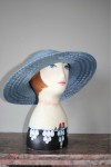 Vintage pale blue straw hat | eBay</title><meta name=