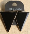 TOPSHOP Large Triangle Gold Earrings Enamelled Bright yellow Free shipping | eBay</title><meta name=