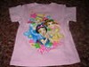  GIRLS SIZE 2T DISNEY PRINCESS SHORT SLEEVE GLITTER SHIRT NWT! SPRING/SUMME 