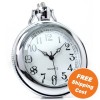 CLASSIC SILVER TONE MEN'S QUARTZ POCKET WATCH | eBay</title><meta name=