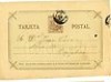  SPAIN POSTCARD 5c SHIELD USED IN BARCELONA 1880 (BB772) 