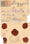 1896 Barcelona, Spain Cancel on a Wax-sealed, Registered Cover to the U.S.A.~ | eBay</title><meta name=