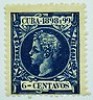  1898 CUBA Spanish Y&T#107* MH 6c blue 