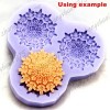 Chrysanthemum Cabochon 3 Cavities Silicone Mold For Chocolate Resin Fimo Clay | eBay</title><meta name=