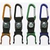  2x D Carabiner Water Holder Bottle Clip with Compass 